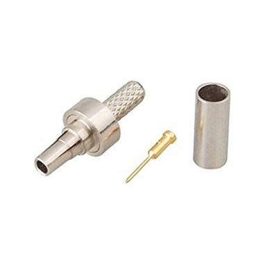 China RF 50Ohm TS9 CRC9 Male Plug Connector For RG316 RG174 RF Coaxial Cable for sale