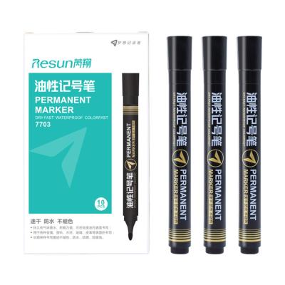 China Best Selling Single Marker Pen Oil Based Paint Pen Waterproof Oil Based Marker for sale