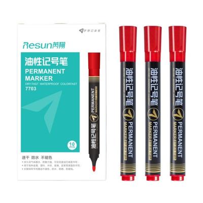 China Reliable Reputation Eternal Permanent Art Marker Pen Single Oil Based Marker for sale