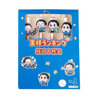 China Normal High Quality Customized Luxury Cartoon Special Character Clip Gel Pen for sale