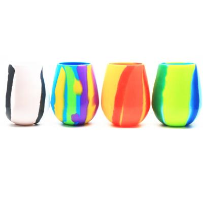 China Sustainable Food Grade Colored Silicone Collapsible Telescopic Cup for sale