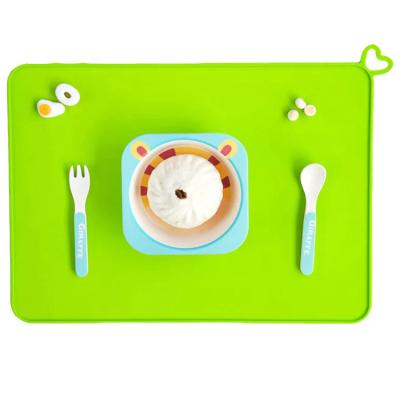 China Sustainable Food Grade Custom Silicone Seat Mat For Kids for sale