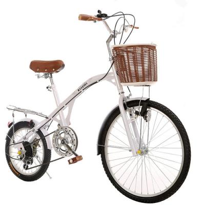 China 16 24 Inch White Bicycle Popular Online Shopping Adult Tandem Bicycle Price With Luggage for sale