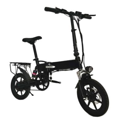 China Popular Hot Selling 14 Inch 250w City Lithium Battery Sports Hidden Electric City Folding Powerful Electric Bike for sale