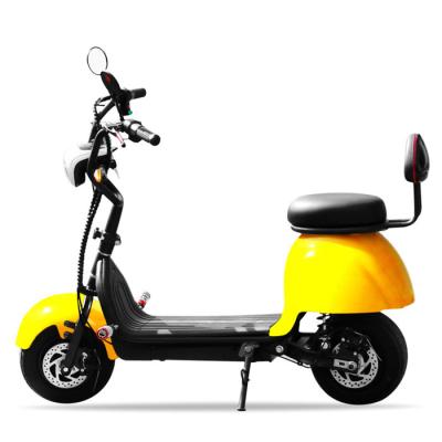 China 2022 wholesale high quality unisex portable electric scooter 9 inch 48v 10ah 800w mini electric scooter citycoco for adults for sale