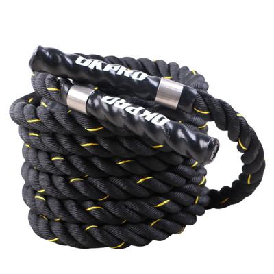 China Fitness Factory Price Gym Power Training Wrestling Rope Sport Exercise Battle Ropes 50ft For Fitness Equipments for sale