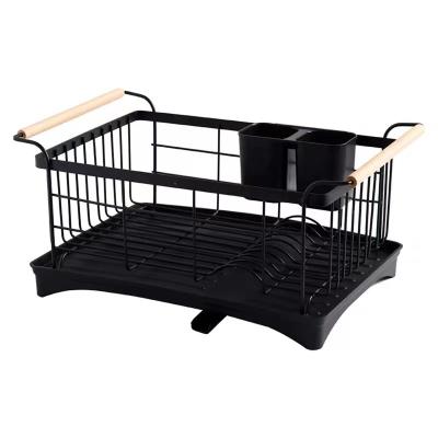 China Durable Single Layer Stainless Steel Painting Cooking Bowl Rack Draining Rack Drying Dishes and Bowls Storage Box Kitchen Shelf for sale