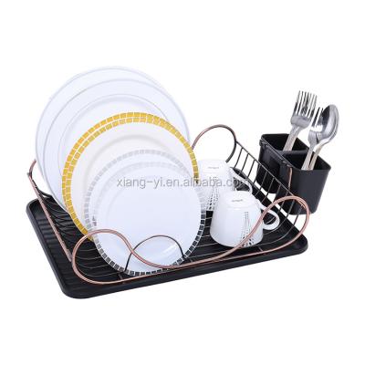 China Viable KitchenMetal's New Dish Rack With Fashionable Design for sale