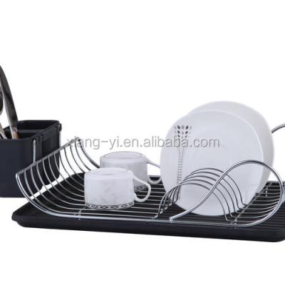 China Sustainable metal dish rack with fashionable design for sale