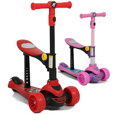 China Baby Toddler Wholesale Out Door Toys Children Kick Foot Scooter 3 PU Wheels Kick Scooter For Sale for sale