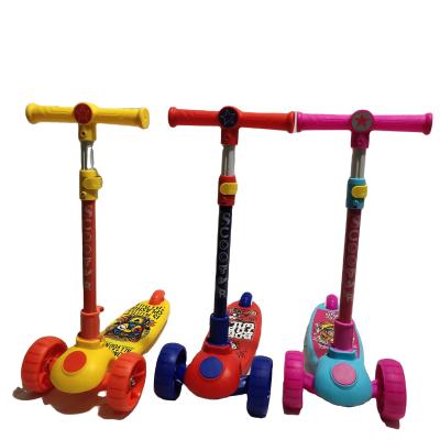 China Cheap New Folding Children's Scooter Children's Scooter With Flash High Quality Children's Scooter With Light For Sale for sale