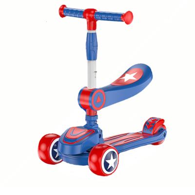 China Kid 3 in 1 Jump Seat Kids Kick Scooter with Music and Light for sale