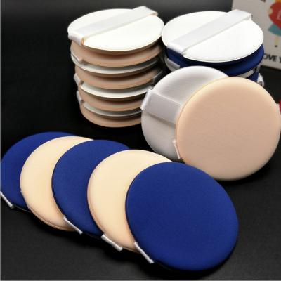 China BASE OEM Dry Air Cushion Puff Wet Cosmetic Make Up Sponge With Case Wholesale Round Air Cushion Powder Puff for sale