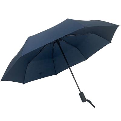 China 21Inch 8K Contemporary 3 Fold Automatic Open And Close Umbrella With Custom Printing for sale