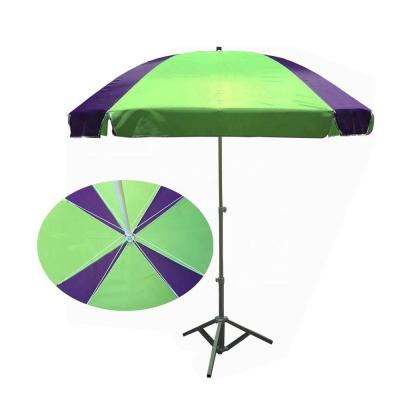 China Beach Contemporary 48inch Blue and Green Square Umbrella with Fringe for sale