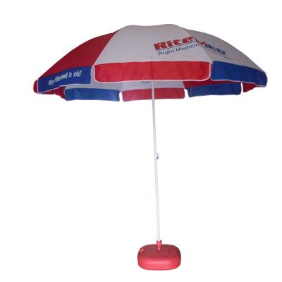 China Contemporary Custom 46inch Logo Printing Advertising Beach Umbrella for sale