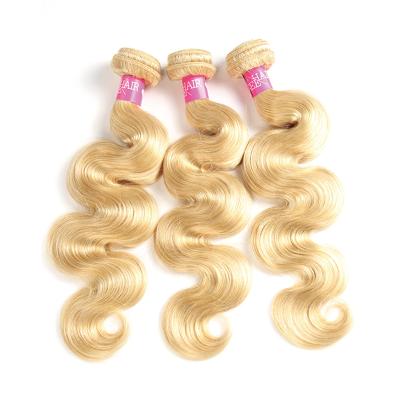 China Wholesale Raw 613 Body Wave Brazilian Blonde Body Wave Hair , 613 Virgin Hair Bundles for sale