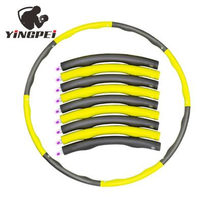 China YINGPEI Good Quality Mult-color Fitness Kids Polynesian Dance Elastic Adult Ring Body Slimming Ring for sale