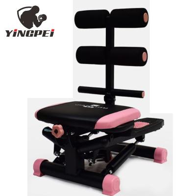 China 100kg YINGPEI Home Use Exercise Fitness Mini Stepper Machine With Resistance Bands for sale