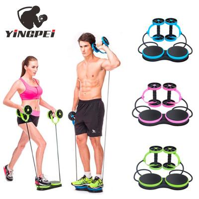 China Bodybuilding Fitness YINGPEI Multi Functions Exercise Mini Wheel With Twisting Waist Plate Trainer for sale