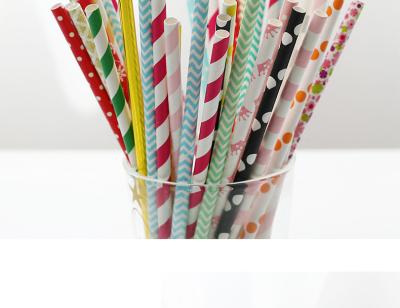 China Disposable Porcelain Straw Colorful Paper Plant for sale