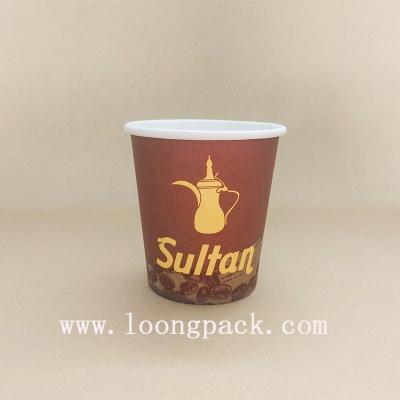 China Top Grade Single Wall 6oz Custom Hot Beverage Paper Cups 6oz012 for sale