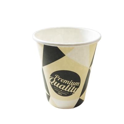 China 8oz Single Wall Hot Sale 4oz 6oz 8oz Custom Logo Printed Hot Tea/Coffee Paper Cup for sale