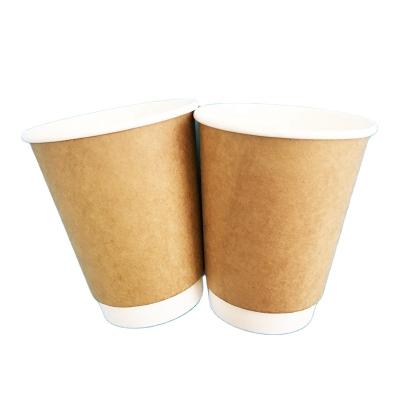 China 8oz Double Wall Disposable Coffee Mugs for sale