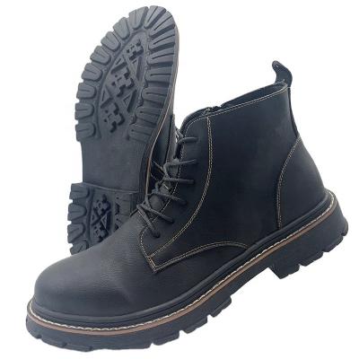 China Factory Direct Sales Deodorization Fashion Men's Martin Boots High Gang Men's Boots Leather Machining Boots for sale