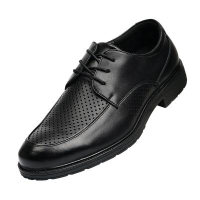 China Breathable Leather Formal Shoes Police Gentleman Elegant Men Shoes Professional Business Shoes for sale