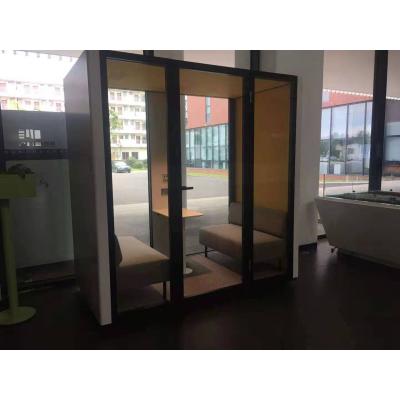 China Other Wholesale Acoustic Soundproof Phone Call Booth Office Furniture Meeting Pods Office Enclosed Phone Booth for sale