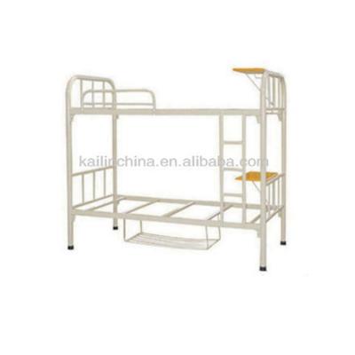 China Factory Wholesale Price OEM Wall Free Bunk Bed With Stairs Metal Adult Double Bunk Beds For School Dorm Hostels Stable Security for sale