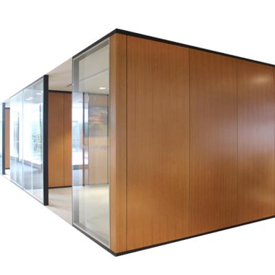 China Modern High Quality Factory Selling Popular Office Partition Wall Manufacturer Competitive Price Wooden Office Partition Wall Divider for sale