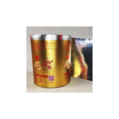 China Best Selling Sugar Matte Aluminum Coating Roll Crunchy Low Price Food Plastic Wrapping Film for sale