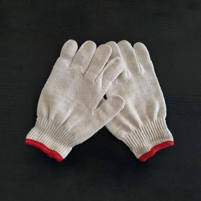 China Seamless Elastic Knit Cotton Gloves Construction Building Knitted Gloves 500g 600g for sale