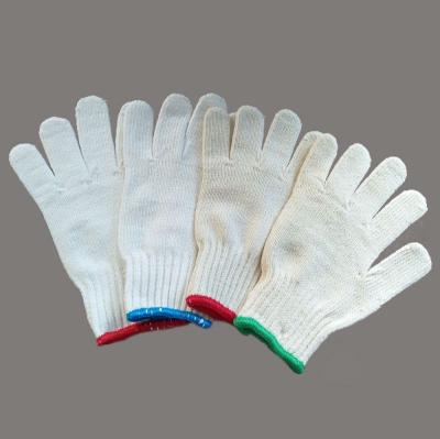 China Breathable 7 Gauge Cotton Liner Knitted Safety Working Gloves 700g 750g 800g for sale