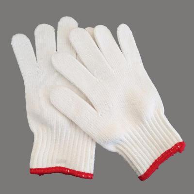 China Anti-Slip 7 Gauge Twine Knit Protection Cotton Work Glove for sale