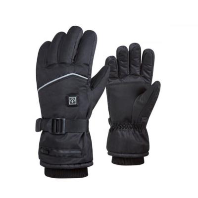 China Outdoor sports long sleeve warm winter windproof glove with Heater Electric Heated Gloves for sale