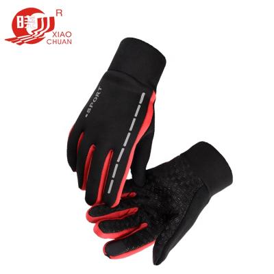 China Anti Slip Women Touch Screen Winter Riding Bike Keep Windstopper Gloves for sale