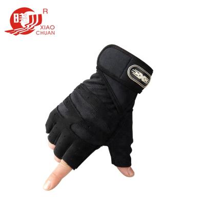 China New Soft Anti Slip Half Finger Outdoor Sports Gym Bike Glove for sale