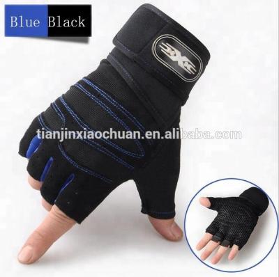 China Anti Slip Half Finger Sport Crossfit Workout Fitness Gloves Weightlifting Gym Aerobic Gloves for sale