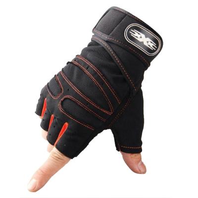 China Fingerless Anti Slip Men And Women Fitness Sports Gym Gloves for sale