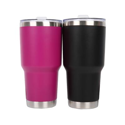 China New Sustainable Double-Layer Stainless Steel Travel Coffee Mug Car Ice Water Mug for sale