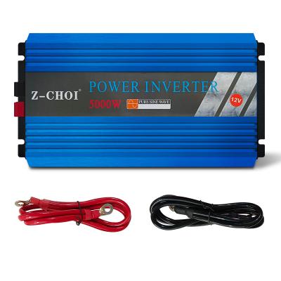 China Pure Sine Wave 12V 24VDc to 120V 220V 800W 1600W 2200W 3000W 5000W AC Battery Charger Car Inverter 41*21.5*8.8CM for sale