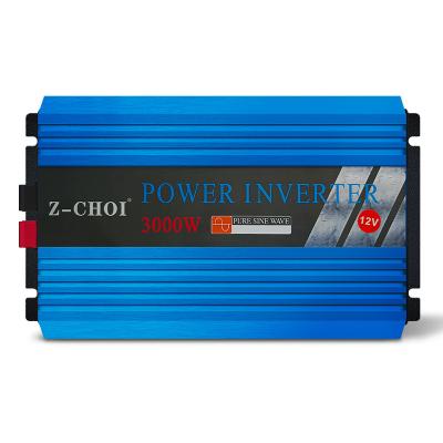 China 24V High Frequency Pure Sine Wave Hybrid Inverter 110VAC 120VAC 3000W Off Grid Solar Inverter 37.5*21.5*8.8CM for sale