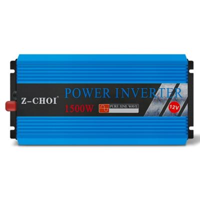 China China Wholesale Produced 1500w Solar Pure Sine Wave Power Inverter Rated 220v 35*15.5*7.3 for sale