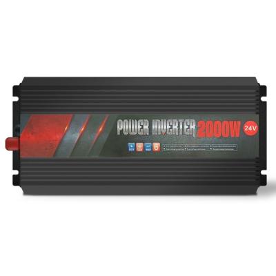 China Customized Professional Power Inverter Off Grid 2000w Power Inverter For Camping And Traveling 37.5*16.5*7.1cm for sale