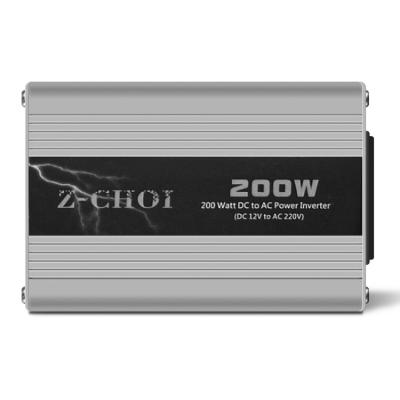 China High quality long life 200 watt 12v to 220v smart power solar inverter for kettle 8.2*3.8*6.3cm for sale