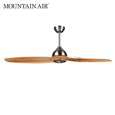 China Cool and Refresh AIR MOUNTAIN AIR 1 DC Electric Motor Blade Natural Wood Ceiling Fan 55YFT-803 for sale