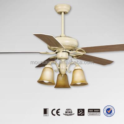 China 2018 New Model Iron Electric Fan With Wooden Blade 42YOF-3045 for sale